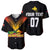 Personalised PNG Hunters Rugby Baseball Jersey Motuan Style LT7 - Polynesian Pride