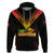 Custom PNG Hunters Rugby Hoodie Motuan Style LT7 Pullover Hoodie Black - Polynesian Pride