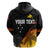 Custom PNG Hunters Rugby Hoodie Palm Trees Simple LT7 - Polynesian Pride