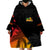 Personalised PNG Hunters Rugby Wearable Blanket Hoodie Palm Trees Simple LT7 - Polynesian Pride