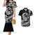 Polynesian Plumeria Couples Matching Mermaid Dress And Hawaiian Shirt Ride The Waves - Black LT7 Black - Polynesian Pride