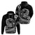 Polynesian Plumeria Hoodie Ride The Waves Black LT7 - Polynesian Pride