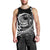 Polynesian Plumeria Men Tank Top Ride The Waves - Black LT7 - Polynesian Pride