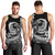 Polynesian Plumeria Men Tank Top Ride The Waves - Black LT7 - Polynesian Pride