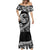 Polynesian Plumeria Mermaid Dress Ride The Waves - Black LT7 - Polynesian Pride