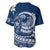 Polynesian Plumeria Baseball Jersey Ride The Waves - Navy Blue LT7 - Polynesian Pride