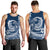 Polynesian Plumeria Men Tank Top Ride The Waves - Navy Blue LT7 - Polynesian Pride