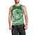 Polynesian Plumeria Men Tank Top Ride The Waves - Green LT7 - Polynesian Pride