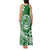 Polynesian Plumeria Tank Maxi Dress Ride The Waves - Green LT7 - Polynesian Pride