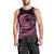 Polynesian Plumeria Men Tank Top Ride The Waves - Pink LT7 - Polynesian Pride