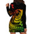 Polynesian Plumeria Hoodie Dress Ride The Waves - Reggae LT7 - Polynesian Pride