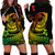 Polynesian Plumeria Hoodie Dress Ride The Waves - Reggae LT7 - Polynesian Pride