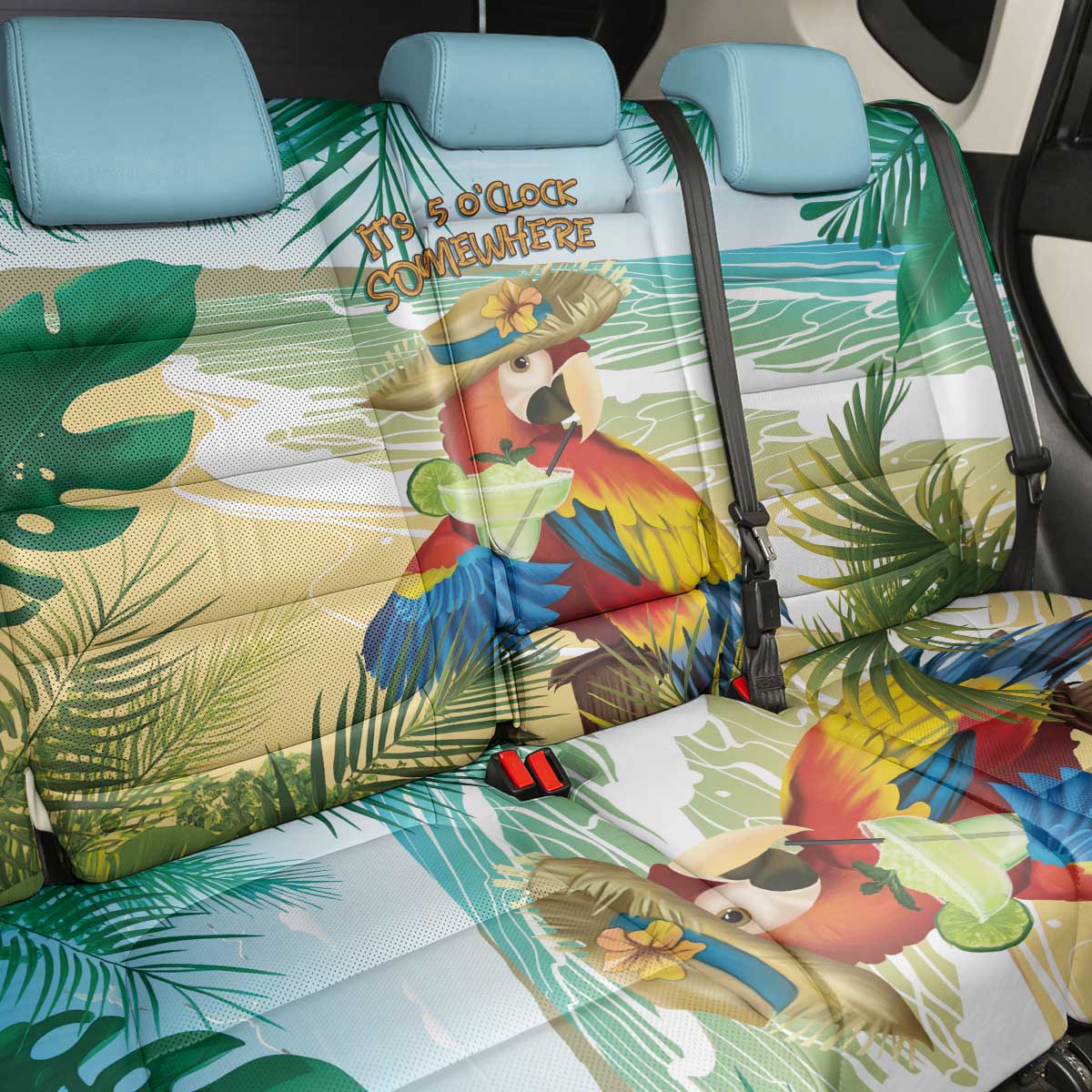 Aloha Hawaii It's 5 o'clock Somewhere Back Car Seat Cover LT7 - Polynesian Pride