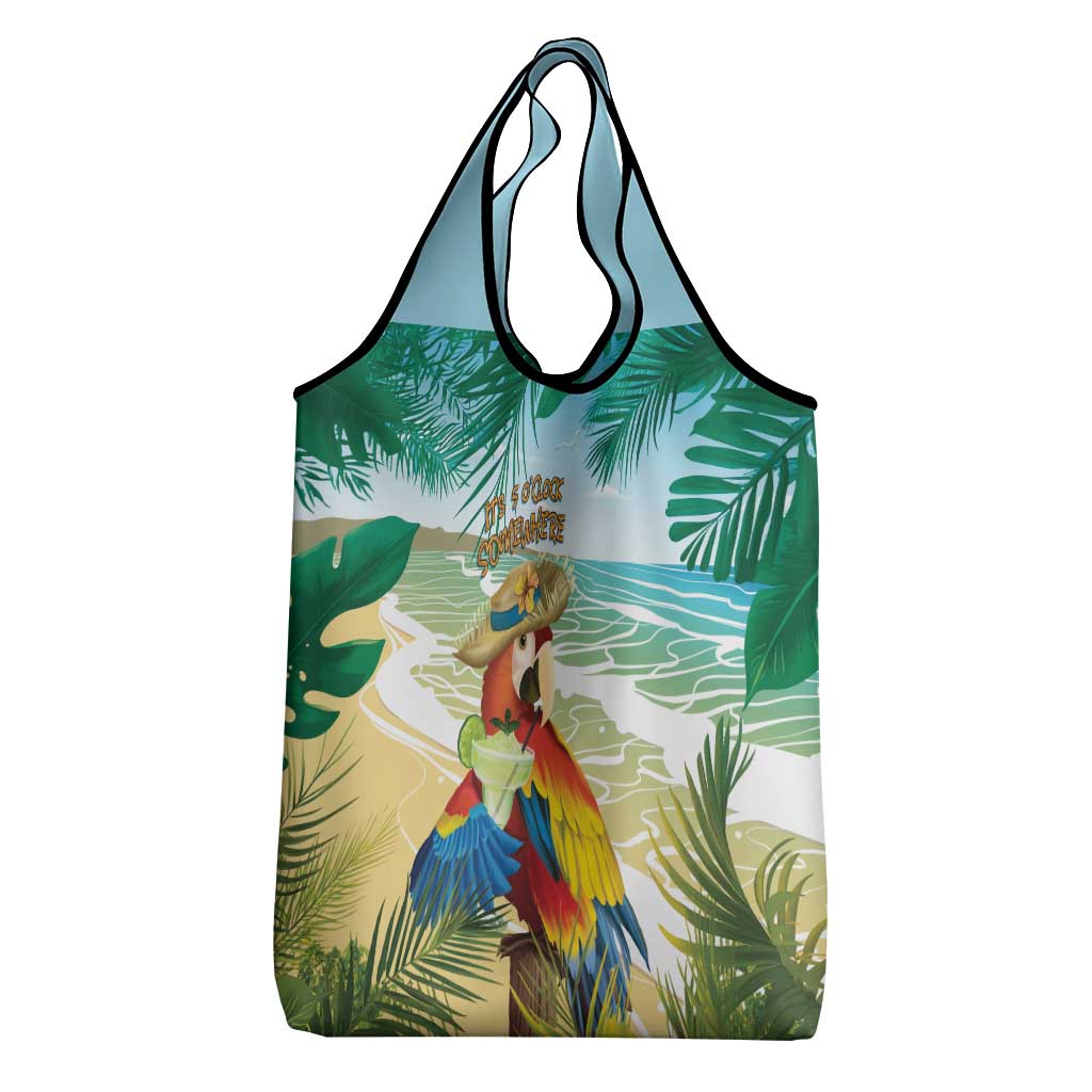 Aloha Hawaii It's 5 o'clock Somewhere Grocery Bag LT7 - Polynesian Pride
