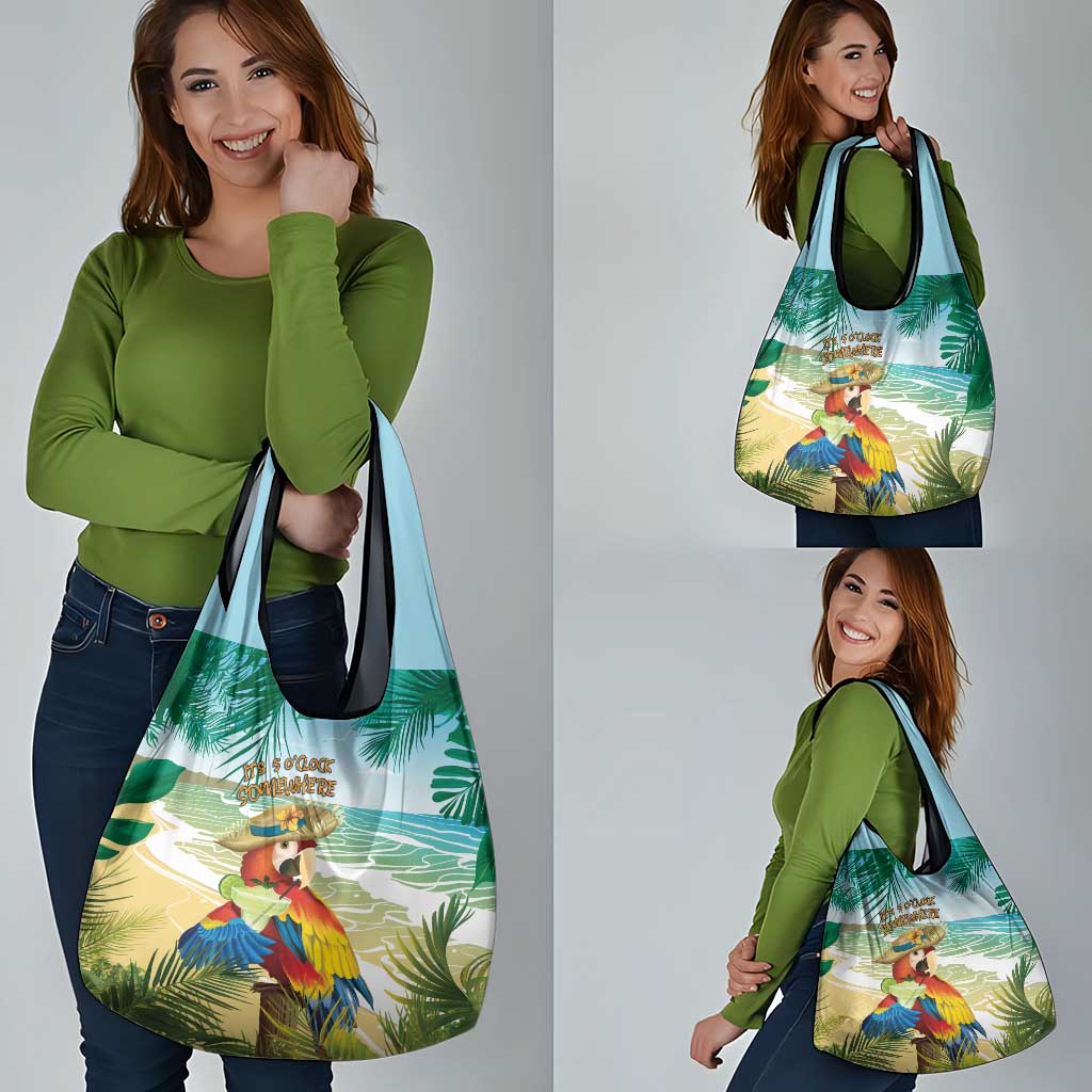 Aloha Hawaii It's 5 o'clock Somewhere Grocery Bag LT7 - Polynesian Pride
