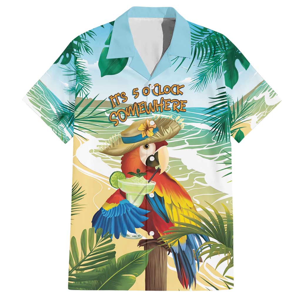 Aloha Hawaii It's 5 o'clock Somewhere Hawaiian Shirt LT7 Blue - Polynesian Pride