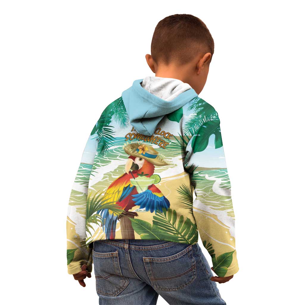 Aloha Hawaii It's 5 o'clock Somewhere Kid Hoodie LT7 - Polynesian Pride