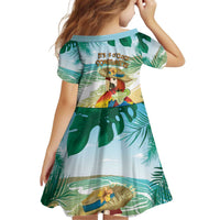Aloha Hawaii It's 5 o'clock Somewhere Kid Short Sleeve Dress LT7 - Polynesian Pride