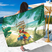 Aloha Hawaii It's 5 o'clock Somewhere Sarong LT7 One Size 44 x 66 inches Blue - Polynesian Pride