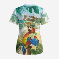 Aloha Hawaii It's 5 o'clock Somewhere Scrub Top LT7 - Polynesian Pride