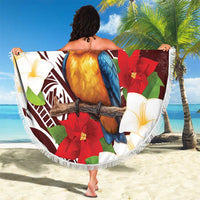 Felis Pasgua Guam Beach Blanket Christmas Sihek Kingfisher with Guasali LT7 - Polynesian Pride