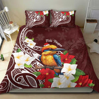 Felis Pasgua Guam Bedding Set Christmas Sihek Kingfisher with Guasali LT7 - Polynesian Pride