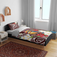 Felis Pasgua Guam Bedding Set Christmas Sihek Kingfisher with Guasali LT7 - Polynesian Pride