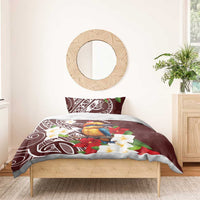 Felis Pasgua Guam Bedding Set Christmas Sihek Kingfisher with Guasali LT7 - Polynesian Pride