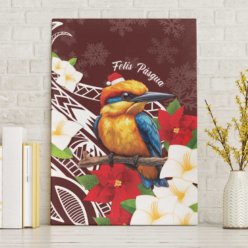 Felis Pasgua Guam Canvas Wall Art Christmas Sihek Kingfisher with Guasali