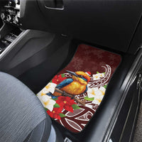 Felis Pasgua Guam Car Mats Christmas Sihek Kingfisher with Guasali LT7 - Polynesian Pride