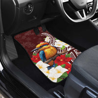 Felis Pasgua Guam Car Mats Christmas Sihek Kingfisher with Guasali LT7 - Polynesian Pride