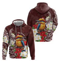 Felis Pasgua Guam Hoodie Christmas Sihek Kingfisher with Guasali LT7 - Polynesian Pride