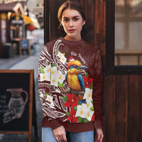 Felis Pasgua Guam Ugly Christmas Sweater Christmas Sihek Kingfisher with Guasali LT7 - Polynesian Pride