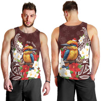 Felis Pasgua Guam Men Tank Top Christmas Sihek Kingfisher with Guasali LT7 - Polynesian Pride