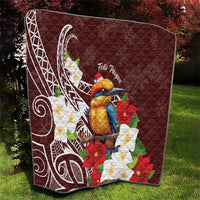 Felis Pasgua Guam Quilt Christmas Sihek Kingfisher with Guasali LT7 - Polynesian Pride