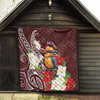 Felis Pasgua Guam Quilt Christmas Sihek Kingfisher with Guasali LT7 - Polynesian Pride