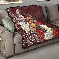 Felis Pasgua Guam Quilt Christmas Sihek Kingfisher with Guasali LT7 - Polynesian Pride