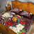 Felis Pasgua Guam Quilt Bed Set Christmas Sihek Kingfisher with Guasali