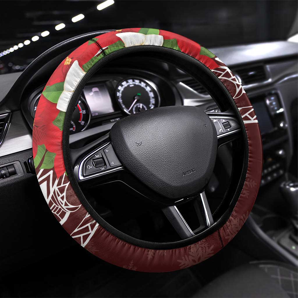 Felis Pasgua Guam Steering Wheel Cover Christmas Sihek Kingfisher with Guasali