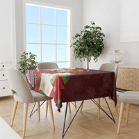 Felis Pasgua Guam Tablecloth Christmas Sihek Kingfisher with Guasali LT7 - Polynesian Pride