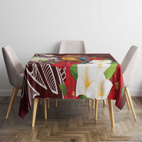 Felis Pasgua Guam Tablecloth Christmas Sihek Kingfisher with Guasali LT7 - Polynesian Pride