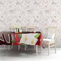 Felis Pasgua Guam Tablecloth Christmas Sihek Kingfisher with Guasali LT7 - Polynesian Pride