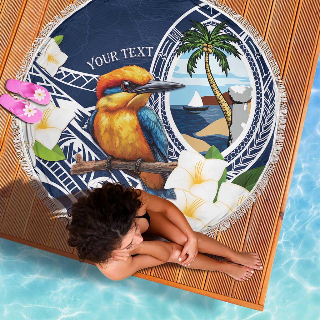 Hafa Adai Guam Beach Blanket Sihek Guam Kingfisher with Guasali LT7 - Polynesian Pride