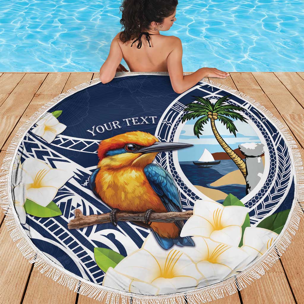 Hafa Adai Guam Beach Blanket Sihek Guam Kingfisher with Guasali LT7 - Polynesian Pride