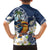 Hafa Adai Guam Family Matching Puletasi and Hawaiian Shirt Sihek Guam Kingfisher with Guasali