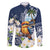 Hafa Adai Guam Family Matching Puletasi and Hawaiian Shirt Sihek Guam Kingfisher with Guasali