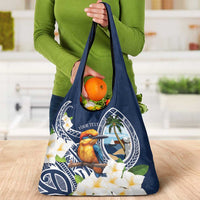 Hafa Adai Guam Grocery Bag Sihek Guam Kingfisher with Guasali LT7 - Polynesian Pride