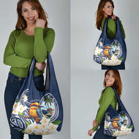 Hafa Adai Guam Grocery Bag Sihek Guam Kingfisher with Guasali LT7 - Polynesian Pride