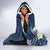 Hafa Adai Guam Hooded Blanket Sihek Guam Kingfisher with Guasali