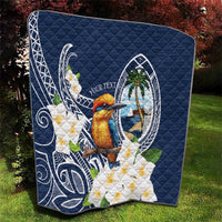 Hafa Adai Guam Quilt Sihek Guam Kingfisher with Guasali LT7 - Polynesian Pride
